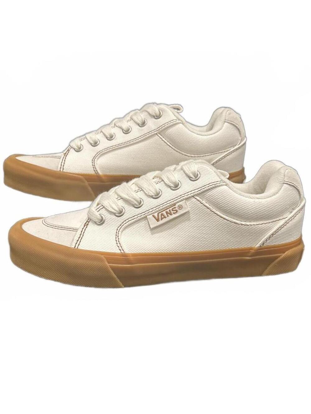 VANS Chukka Low Skate Sneakers "White/Gum" Men's / Youth 7 | NEW